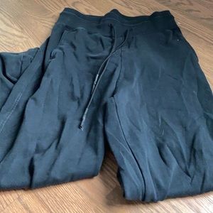 black joggers